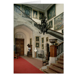 Ansicht des Treppenhauses Hall, 1812-15