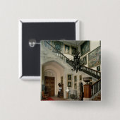 Ansicht des Treppenhauses Hall, 1812-15 Button (Vorne & Hinten)