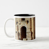 Ansicht des Triumphbogens, errichtete ANZEIGE Zweifarbige Tasse (Links)