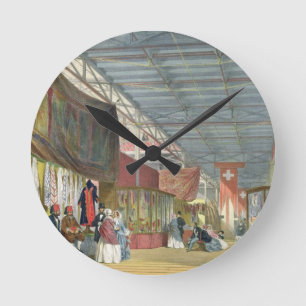 Ansicht des tunesischen Stands, beim großen Runde Wanduhr