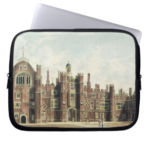 Ansicht des Vierecks am Hampton Court-Palast für Laptopschutzhülle