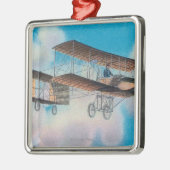 Ansicht des Voisin BiplaneFrance Ornament Aus Metall (Links)