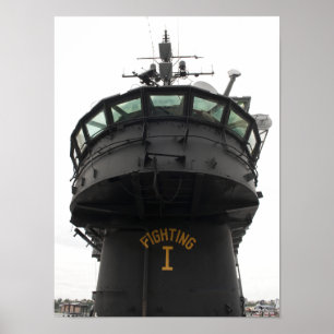 Ansicht des Vorderteils des Überbaus Poster