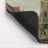 Ansicht des Weighhouse und des Käse-Marktes Mousepad (Ecke)