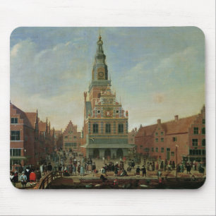 Ansicht des Weighhouse und des Käse-Marktes Mousepad