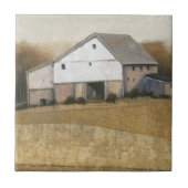 Ansicht des weißen Stalls Fliese (Vorderseite)