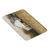 Ansicht des weißen Stalls Magnet (Rechte Seite)