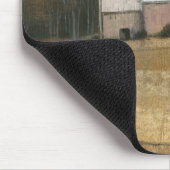 Ansicht des weißen Stalls Mousepad (Ecke)