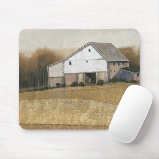 Ansicht des weißen Stalls Mousepad (Mit Mouse)