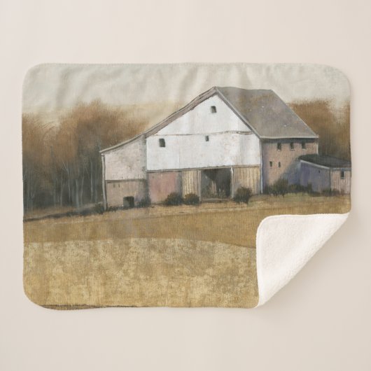 Ansicht des weißen Stalls Sherpadecke (Vorderseite (Horizontal))