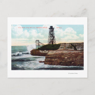 Ansicht des Wellenmotors auf dem Cliff Drive Postkarte