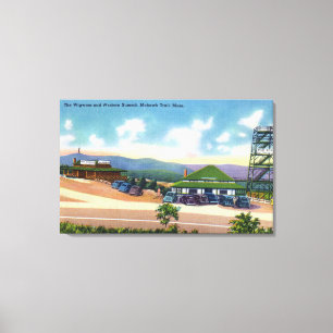 Ansicht des Wigwam-und Western-Gipfels Leinwanddruck