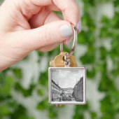 Ansicht des Yard der Männer beim Conciergerie Schlüsselanhänger (Hand)