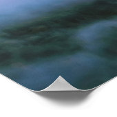 Ansicht des Yosemite-Tunnels mit Nebel Poster (Ecke)