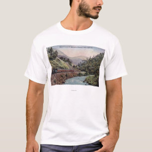 Ansicht des Zugs Yosemite-Tal kommend T-Shirt