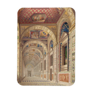 Ansicht des zweiter Stock Loggia in Vatikan, wi Magnet