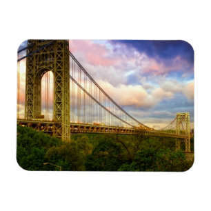 Ansicht, die - West von Manhattan Süd schaut Magnet