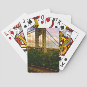 Ansicht, die - West von Manhattan Süd schaut Spielkarten