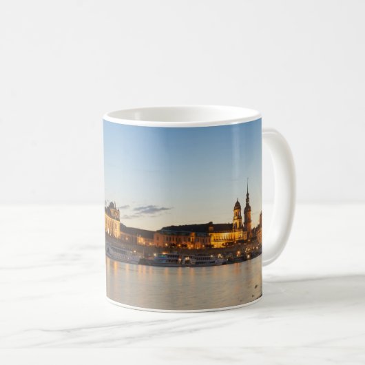 Ansicht Dresdens Elbe Kaffeetasse (VorderseiteRechts)
