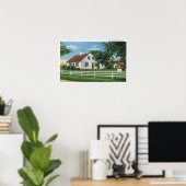 Ansicht einer alten Cape Cod-Zuhause Poster (Heimbüro)