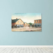 Ansicht einer Artilleriebohrmaschine bei Presidio Leinwanddruck (Insitu (Holzboden))