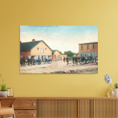 Ansicht einer Artilleriebohrmaschine bei Presidio Leinwanddruck (Insitu (Wohnzimmer))