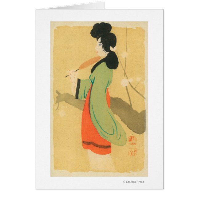 Ansicht einer japanischen Frau in Paris, Frankreic (Vorne)