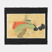 Ansicht einer japanischen Frau in ParisParis, Fleecedecke (Vorderseite (Horizontal))