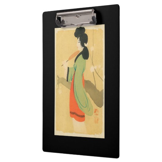 Ansicht einer japanischen Frau in ParisParis, Klemmbrett (Links)