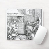 Ansicht einer Küche des 16. Jahrhundertsmit Koch Mousepad (Mit Mouse)