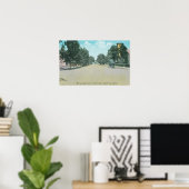 Ansicht einer Residenz StreetGilroy, CA Poster (Heimbüro)
