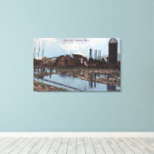 Ansicht einer Sandmühle Leinwanddruck (Insitu (Holzboden))