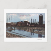 Ansicht einer Sandmühle Postkarte (Vorderseite)