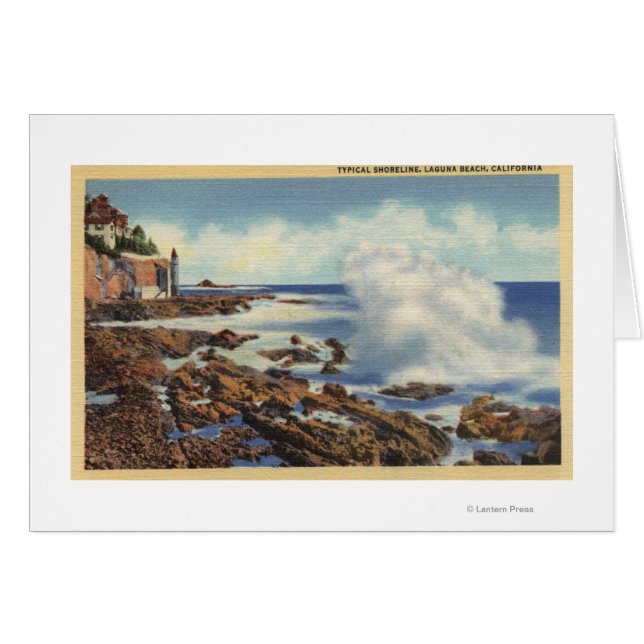 Ansicht einer typischen Küstenlinie (Vorderseite (Horizontal))