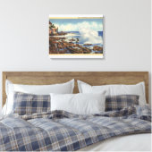 Ansicht einer typischen Küstenlinie Leinwanddruck (Insitu (Schlafzimmer))