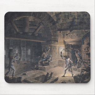 Ansicht einer Zelle in der Bastille Mousepad