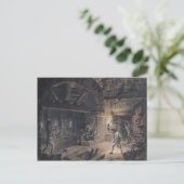 Ansicht einer Zelle in der Bastille Postkarte (Stehend Vorderseite)