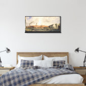 Ansicht einer Zuckerfabrik Leinwanddruck (Insitu (Schlafzimmer))