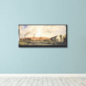 Ansicht einer Zuckerfabrik Leinwanddruck (Insitu (Holzboden))