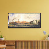 Ansicht einer Zuckerfabrik Leinwanddruck (Insitu (Wohnzimmer))