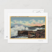 Ansicht eines Breakers auf der West Cliff Drive Postkarte (Vorne/Hinten)
