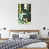 Ansicht eines chinesischen Fortune Tellers Leinwanddruck (Insitu (Schlafzimmer))