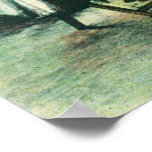 Ansicht eines chinesischen Fortune Tellers Poster (Ecke)