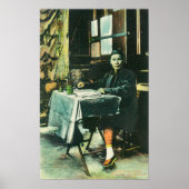 Ansicht eines chinesischen Fortune Tellers Poster (Vorne)