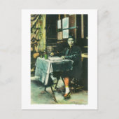 Ansicht eines chinesischen Fortune Tellers Postkarte (Vorderseite)