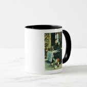 Ansicht eines chinesischen Fortune Tellers Tasse (VorderseiteRechts)