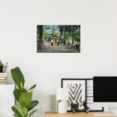 Ansicht eines Croquet GameHarbin Springs, CA Poster (Heimbüro)