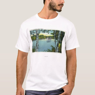 Ansicht eines Dampfers auf dem Songo Fluss T-Shirt