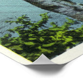 Ansicht eines Dampfers auf dem Songo River Poster (Ecke)