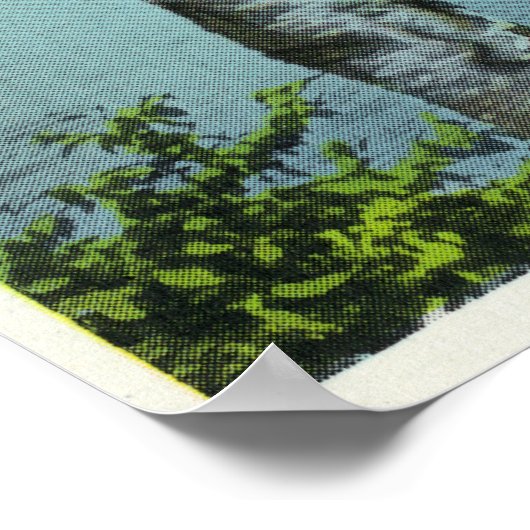 Ansicht eines Dampfers auf dem Songo River Poster (Ecke)